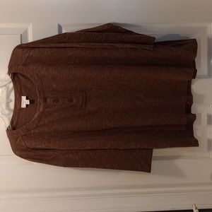 J Jill XL Brown 3/4 Sleeve